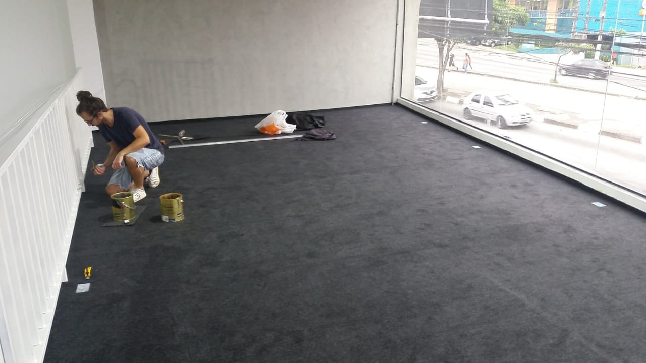 Carpete forração c/ 5 mm "Instalado" - Parcelado em até 10 x sem juros