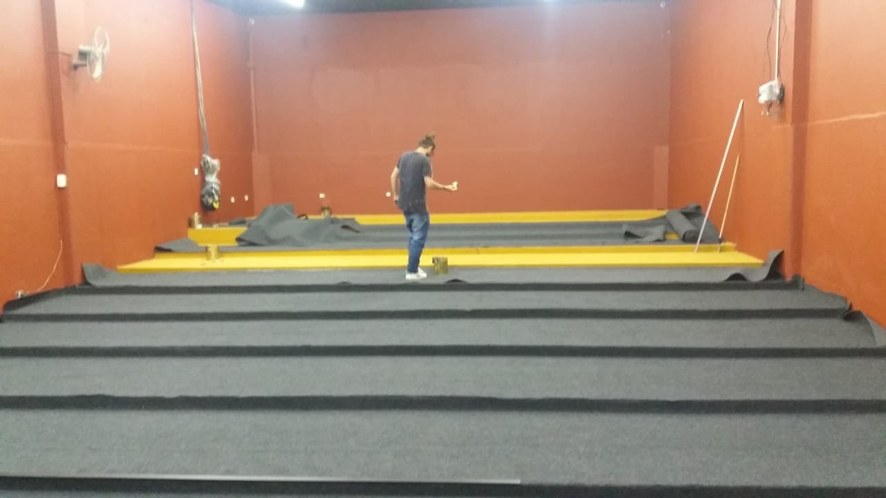 Carpete forração c/ 5 mm "Instalado" - Parcelado em até 10 x sem juros
