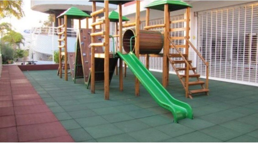 Piso de borracha reciclado para Play Ground c/ 15, 20, 25 e 30 mm