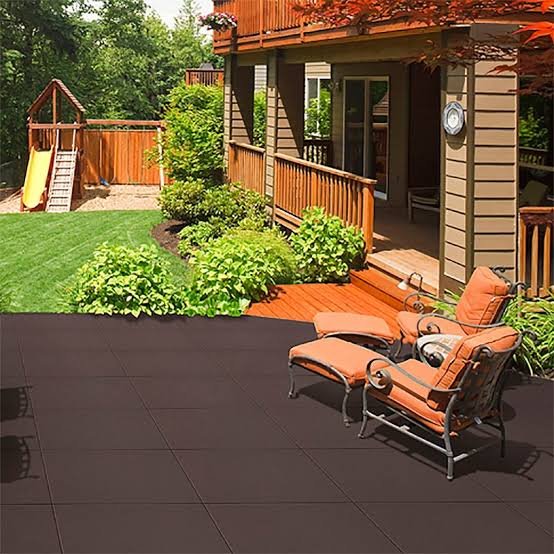 Piso de borracha reciclado para Play Ground c/ 15, 20, 25 e 30 mm